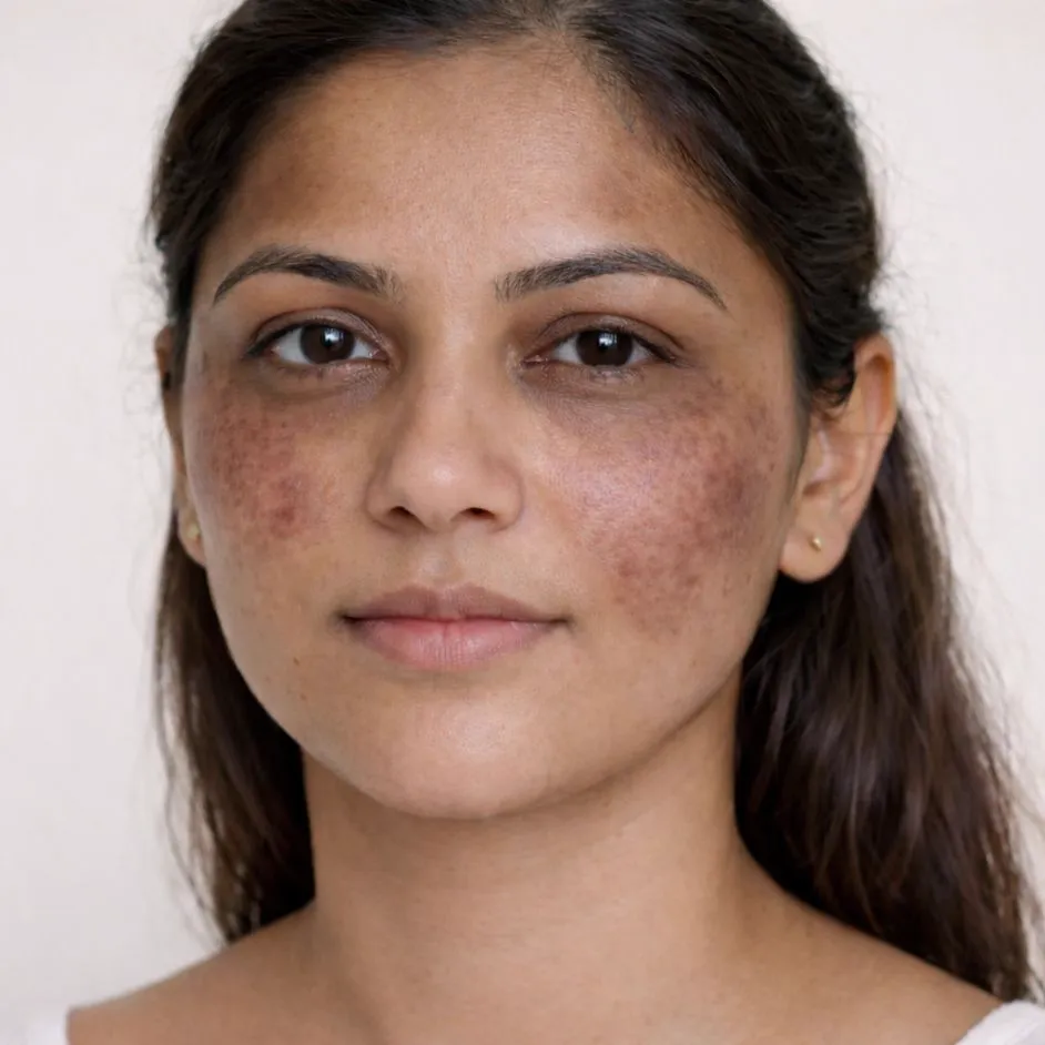 Sun Damage Correction Before After - 4 IPL Sessions Results